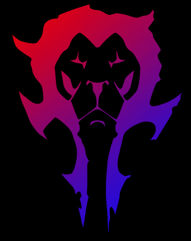 World of Warcraft Horde Logo - Here's my take on an Alliance x Horde logo : wow | W.O.W | Pinterest ...