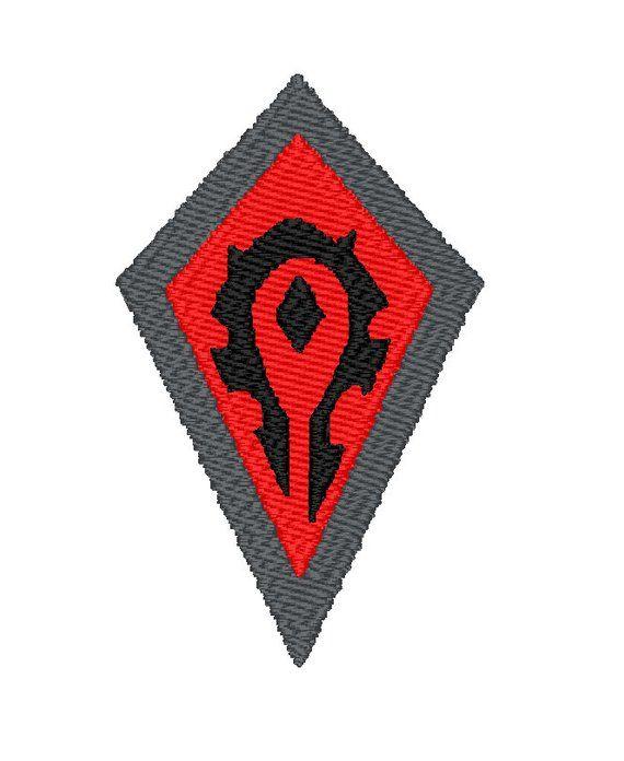 WoW Horde Logo - WoW Horde logo machine embroidery design pattern download | Etsy