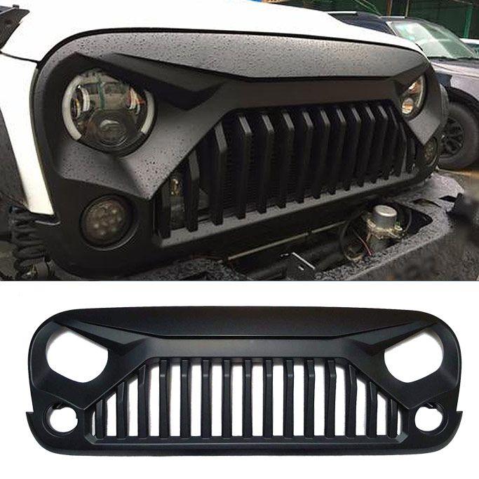 Angry Jeep Grill Logo - Vader Angry Grille for Jeep Wrangler JK - Mad Jeeps Shop Aftermarket ...