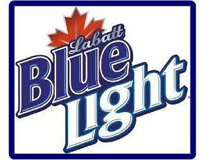 Bluelight Logo - Labatt Blue Light Beer Logo w/Border Refrigerator / Tool Box Magnet ...