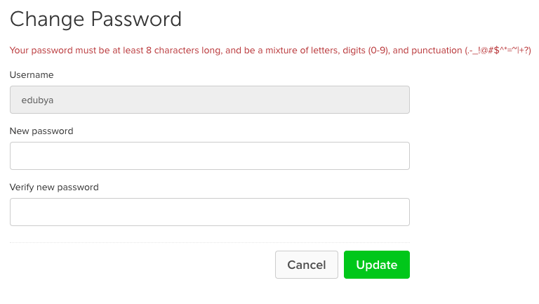 Houzz App Logo - How do I update or reset my password?