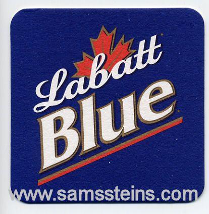 Labatt Blue Logo - Labatt Blue Beer Coaster - Sam's Man Cave