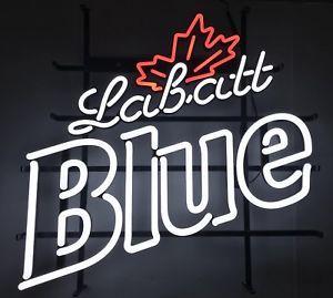 Labatt Blue Logo - Labatt Blue Maple Leaf Logo LED Opti Neon Beer Sign 24x24” - Brand ...