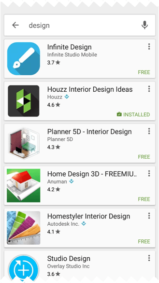Houzz App Logo - How to Stand Out On Google Play Store listing – Naveen Mamgain – Medium