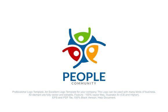 Help Community Logo - People Community Logo ~ Logo Templates ~ Creative Market