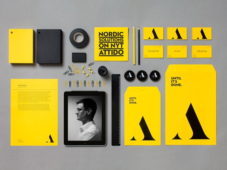 Black and Yellow Company Logo - New Logo and Brand Identity for Attido