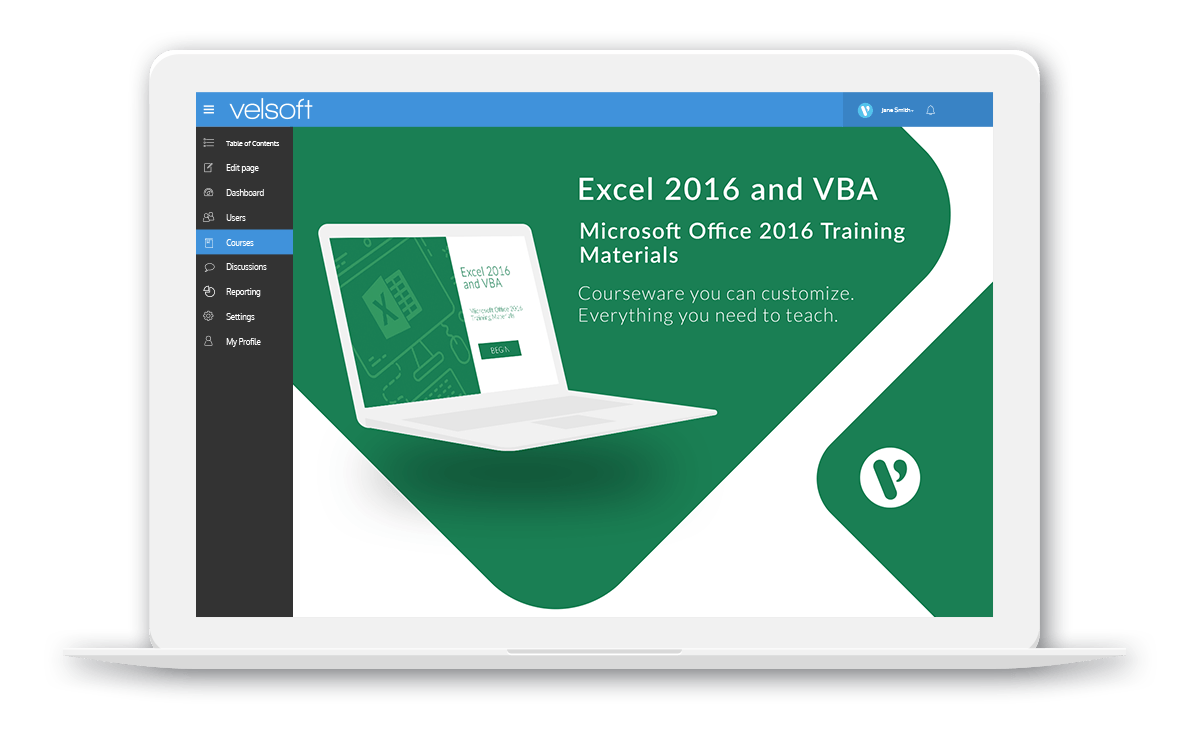 Microsoft Excel 2016 Logo - Microsoft Excel 2016 and VBA - Velsoft
