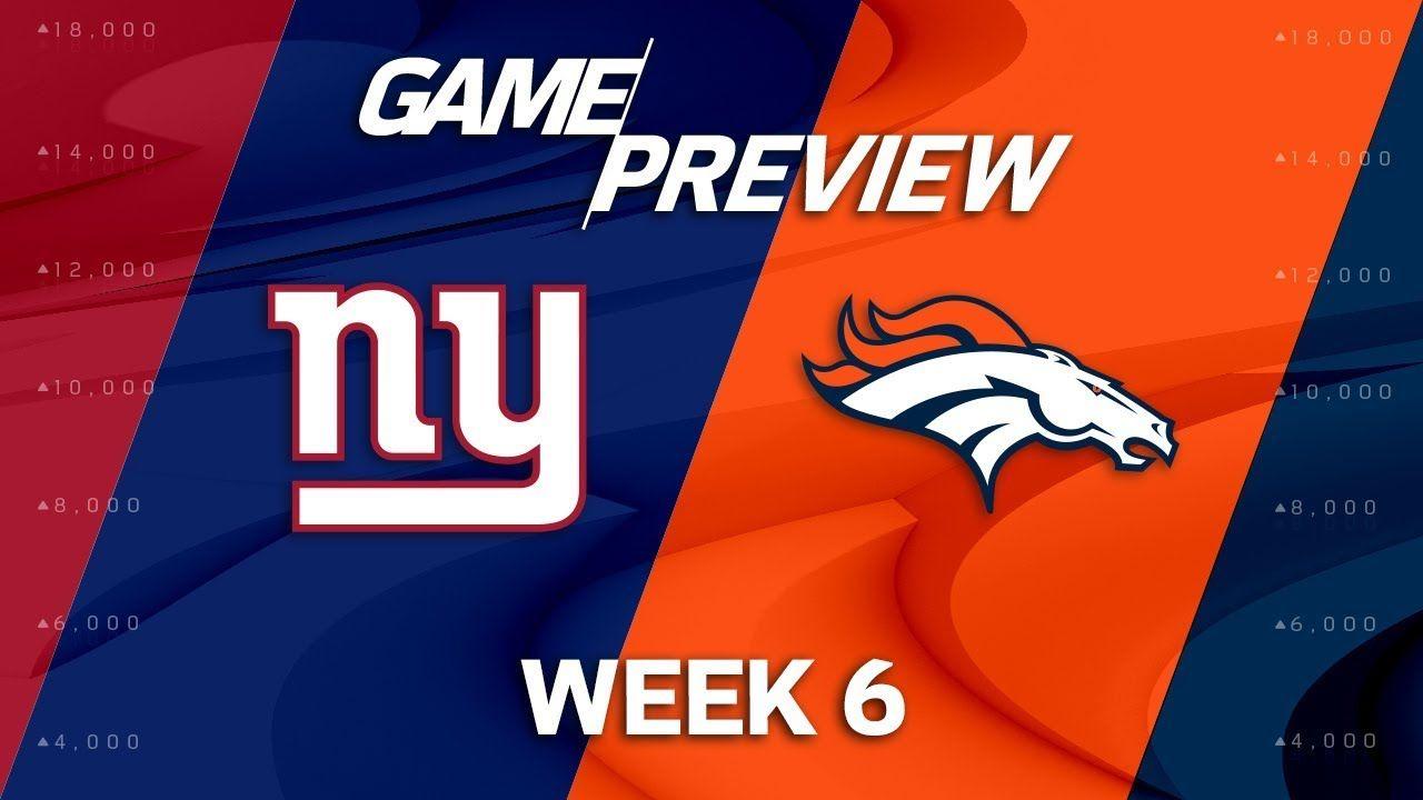 Denver Broncos New Logo - New York Giants vs. Denver Broncos. Week 6 Game Preview. NFL