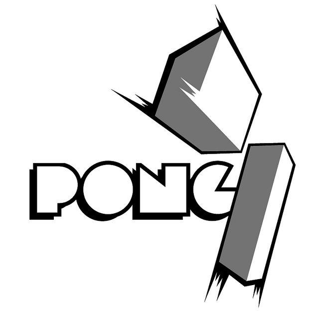 Pong Logo - 4-26-10 Pong Logo | A quick one tonight. | inkasylum | Flickr
