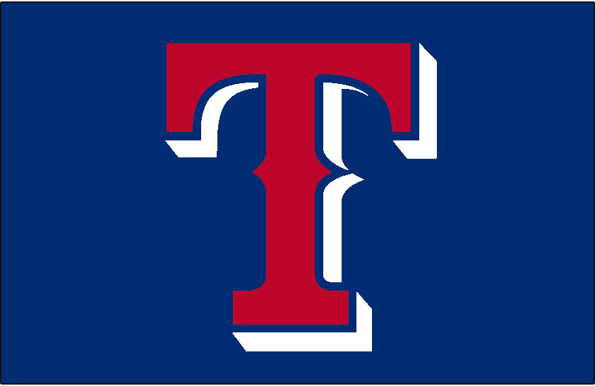Red Texas Logo - Texas Rangers Cap Logo - American League (AL) - Chris Creamer's ...