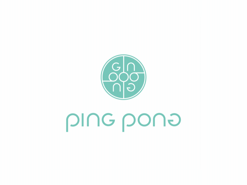 Pong Logo - Ping Pong Logo Animation