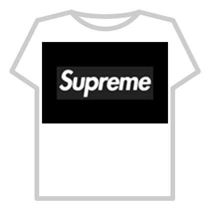 Supreme T Shirt Roblox Logo