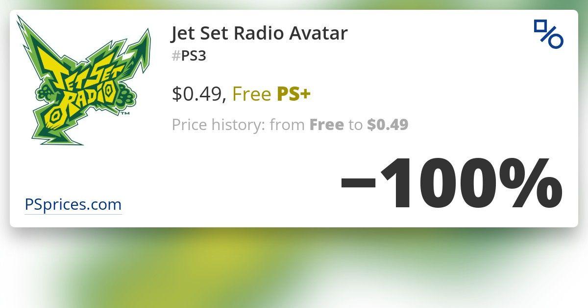 Avatar Jet Logo - Get 100% off Jet Set Radio Avatar for PS3 [Aug 6] • PSprices Canada