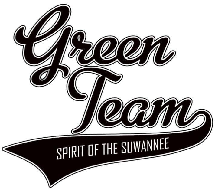 Green and Black Team Logo - Green Team. The Spirit of the Suwannee Music Park