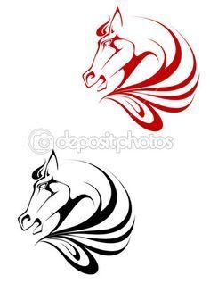 Horse Butterfly Logo - tribal horse tattoo designs. Horse butterfly tattoo design