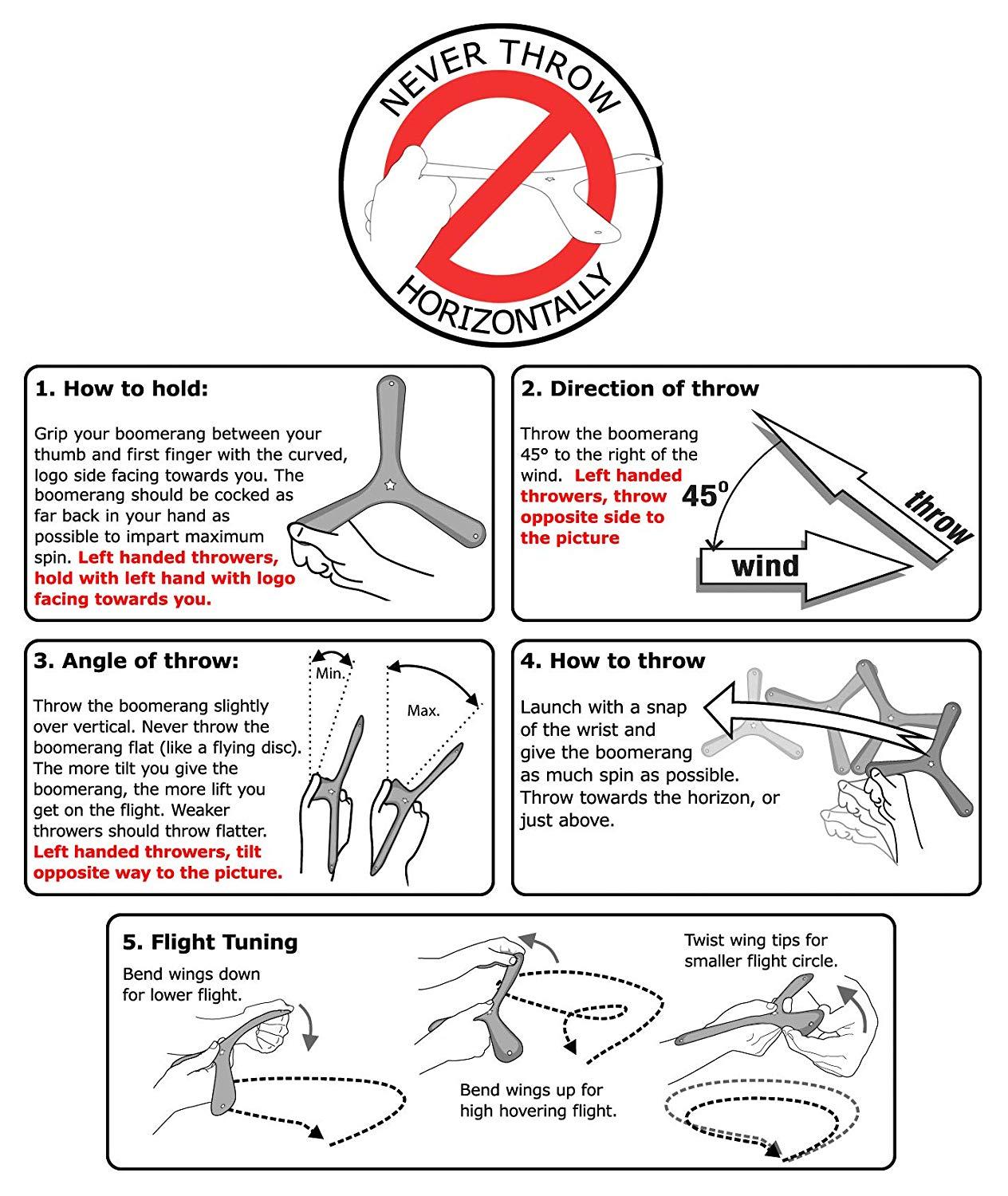 2025 New Boomerang Logo - Wicked Outdoor Booma: Amazon.co.uk: Toys & Games