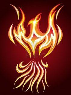 Flaming Birds Logo - Best Phoenix Birds image. Tattoo phoenix, Phoenix drawing