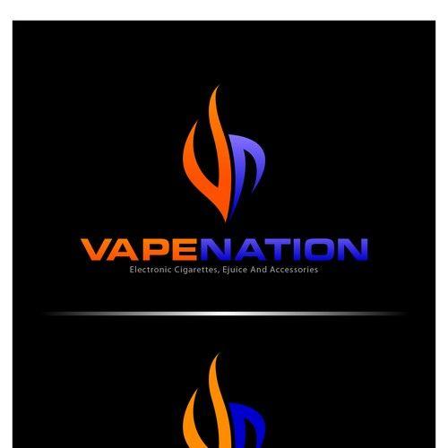 Vape Nation Logo - logo and business card for Vape Nation | Logo & business card contest