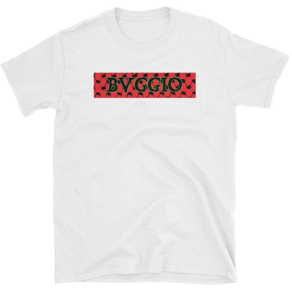 Red Green White Logo - Box Logo T-Shirt (White) (Red, Green) | bvggio