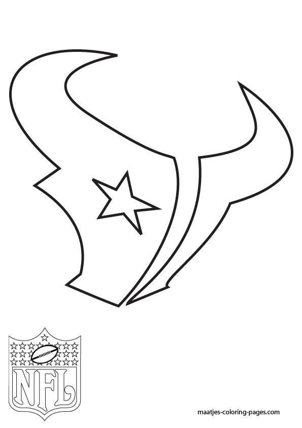 Black Texans Logo - Free Template Stencil. Houston Texans NFL | Templates | Texans ...