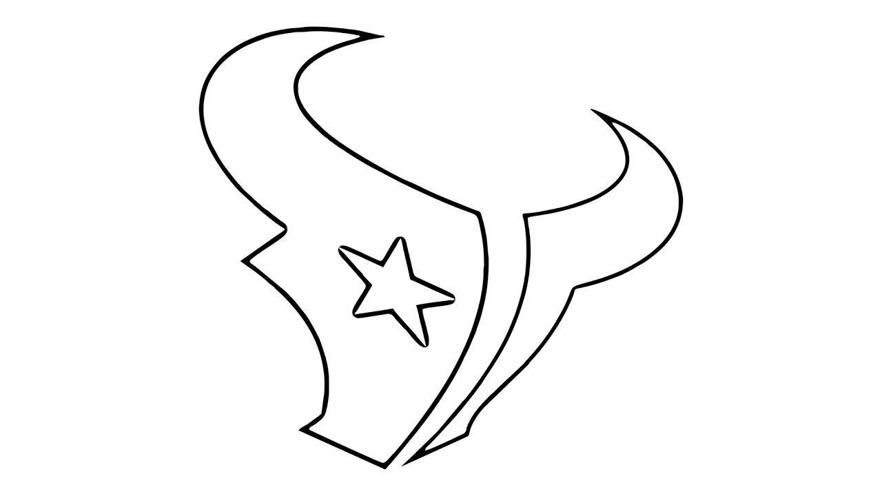 Black Texans Logo - How to Draw the Houston Texans Logo (NFL) - YouTube