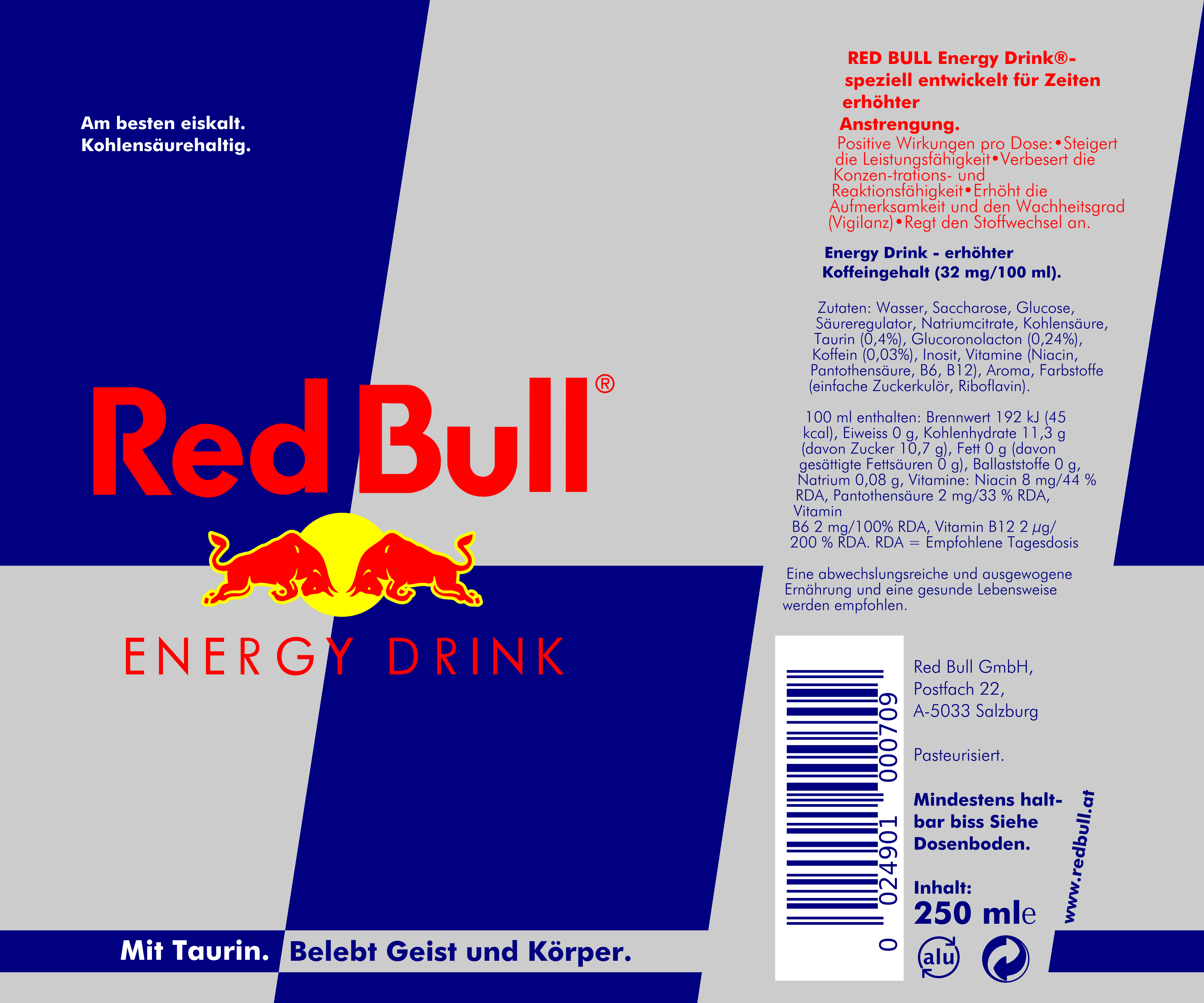Outline of the Red Bull Logo - Had Red Bull kept their blue