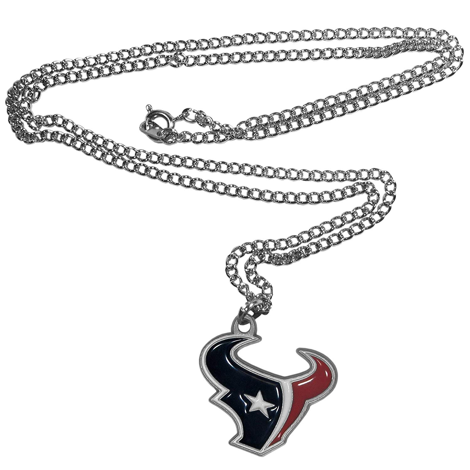 Black Texans Logo - Amazon.com : Houston Texans Logo Pendant Necklace : Sports Fan