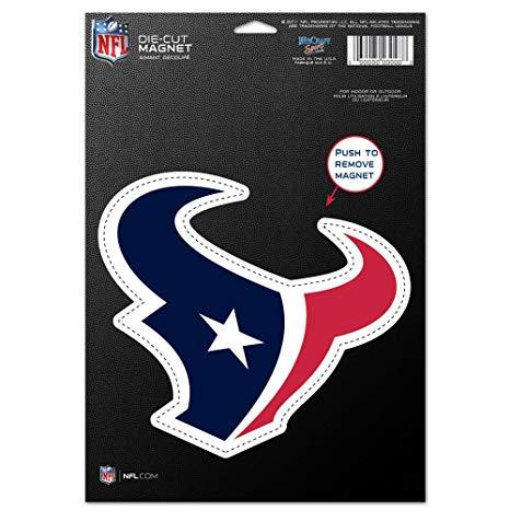 Black Texans Logo - Amazon.com : Wincraft NFL Houston Texans 83726010 Die Cut Logo ...