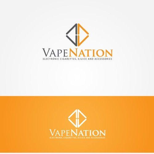 Vape Nation Logo - logo and business card for Vape Nation. Logo & business card contest