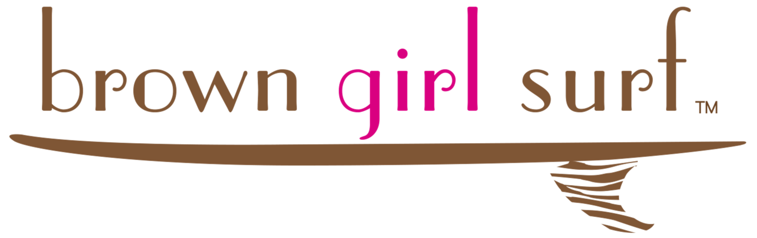 Girl Surf Logo - Brown Girl Surf