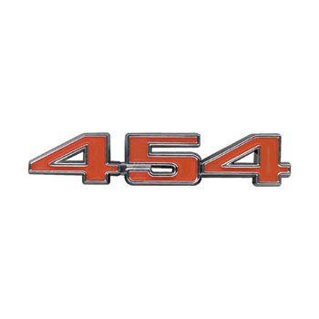 454 Logo - 1970-1974 Chevrolet 454 Fender Emblems