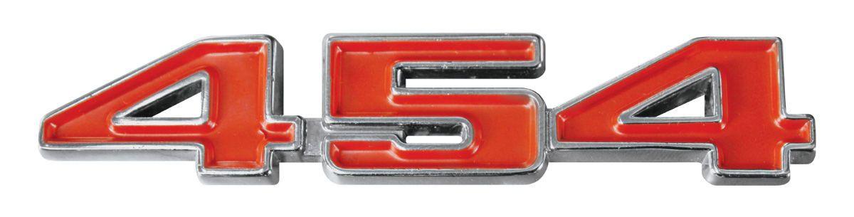 454 Logo - RESTOPARTS Chevelle Fender Emblem, 1970-72 