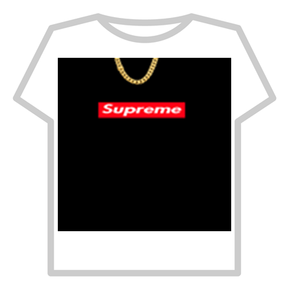 supreme logo roblox t shirt