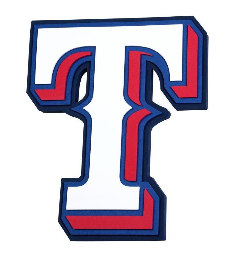 Texas Rangers Logo - Texas Rangers 3D Fan Foam Logo Sign