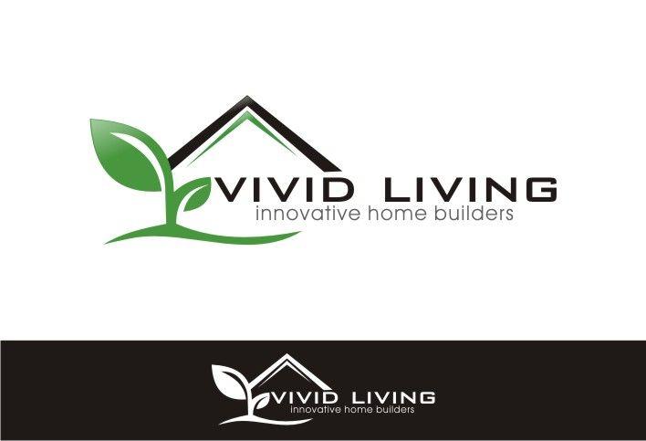 Home Builder Logo - Modern, Serious, Building Logo Design for Vivid Living by gumbil ...