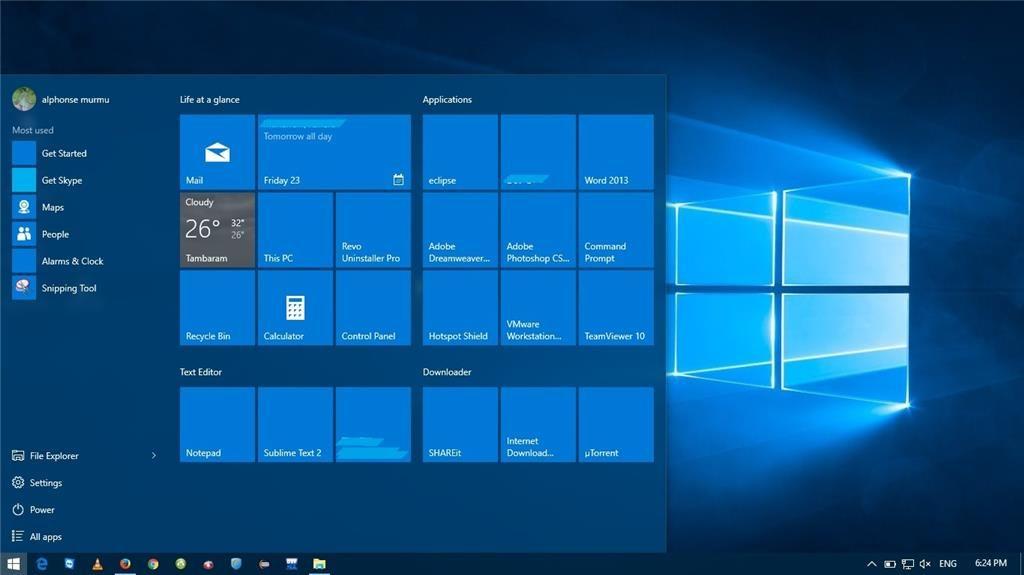 Microsoft Windows App Logo - windows 10 apps icon missing in start window
