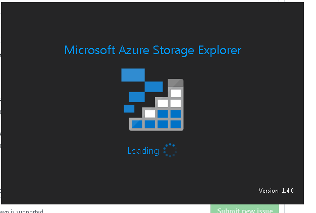 Microsoft Azure Storage Logo - Azure Storage Explorer Stuck at loading · Issue #578 · Microsoft ...