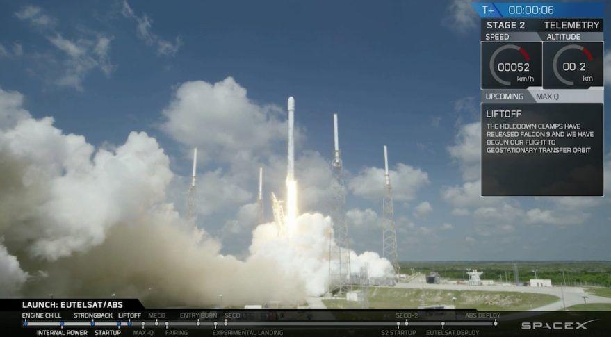 SpaceX Eutelsat 117 Mission Logo - SpaceX successfully launches 2nd pair of Eutelsat and ABS all ...