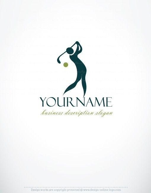 Golf Logo - Exclusive Design: Golf Logo + Compatible FREE Business Card