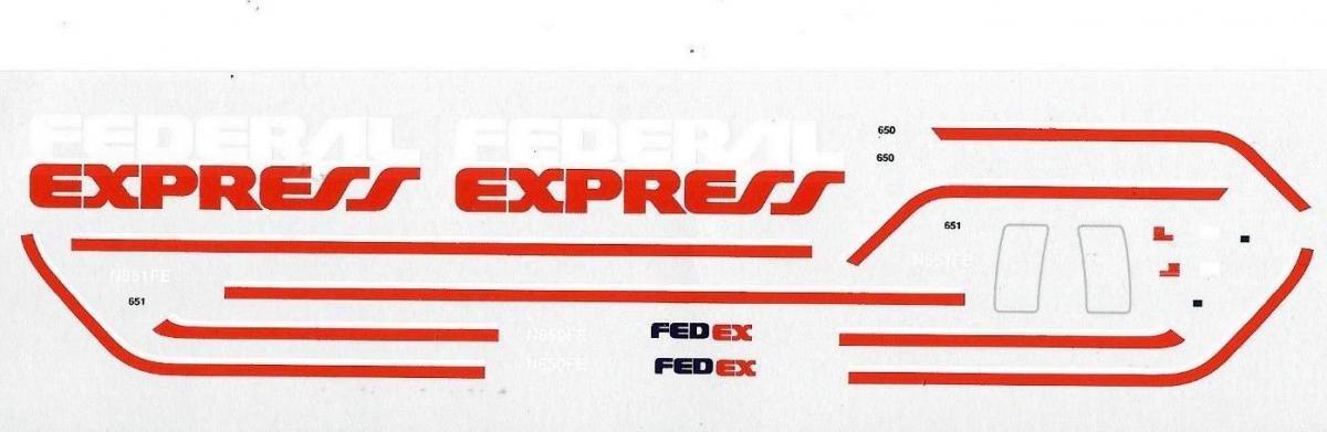 Federal Express Old Logo - Federal Express Old Colors A300 | FindModelKit.com