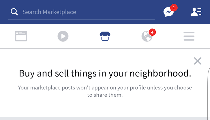 Android Facebook App Logo - Facebook Marketplace Starts Showing Up Inside The Android App