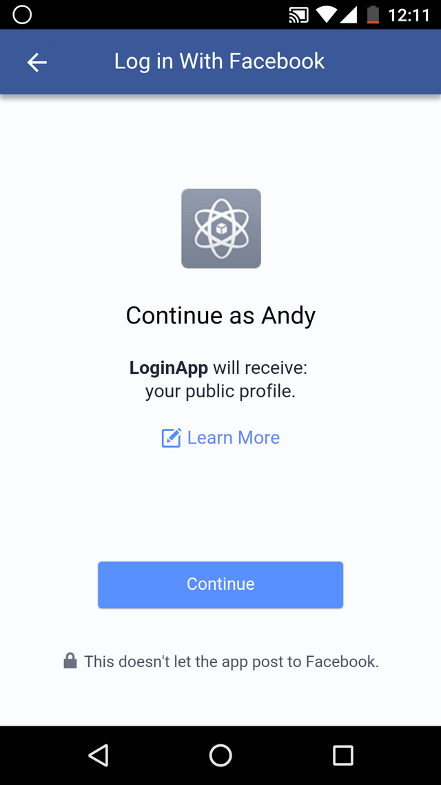Android Facebook App Logo - Adding Facebook Login to Android App