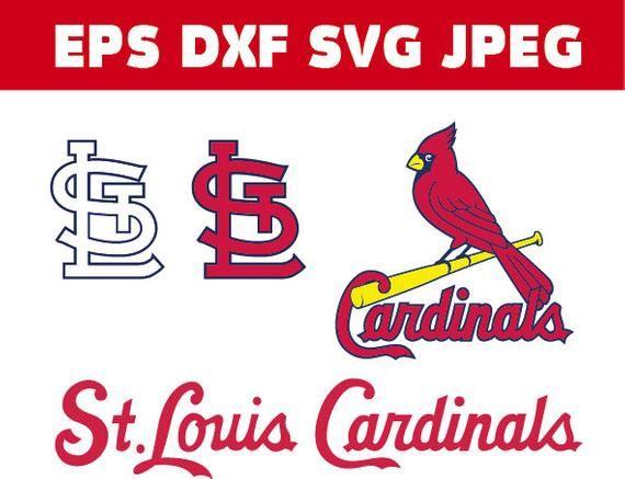 STL Cardinals Logo - St Louis Cardinals logo in SVG / Eps / Dxf / Jpg files INSTANT | Etsy