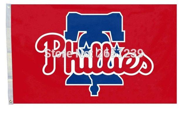 Philadelphia Phillies Team Logo - MLB Team Logo Philadelphia Phillies Flag 3x5FT banner150X90CM 100D ...