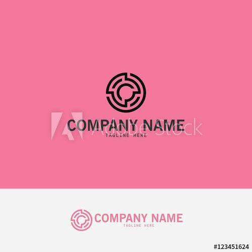 Orbit Shape Logo - Technology circle logo. Orbit rings. Vector circle. Circle logo