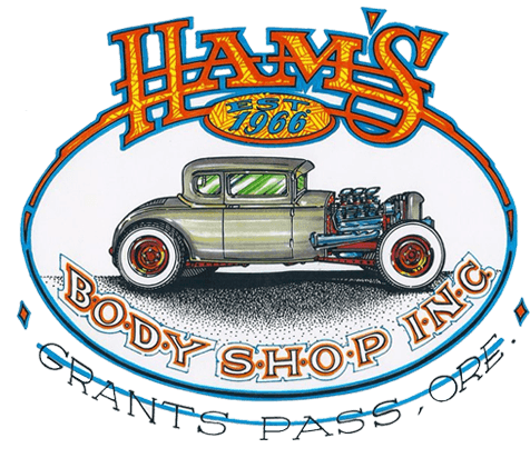 Classic Auto Shop Logo - Ham's Body Shop Inc. Grants pass, OR Auto Body Services