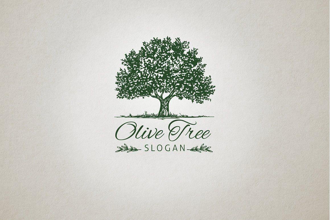 Olive Tree Logo - Olive Tree Logo ~ Logo Templates ~ Creative Market
