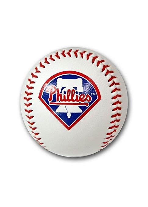 Philadelphia Phillies Team Logo - Amazon.com : MLB Philadelphia Phillies Baseball with Team Logo ...
