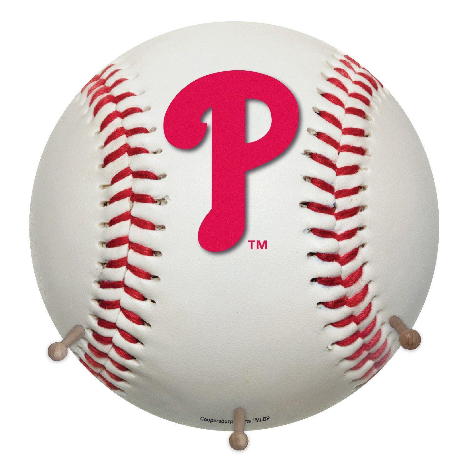 Philadelphia Phillies Team Logo - Philadelphia Phillies Baseball Coat Rack Team Logo