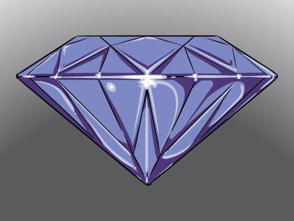 Cartoon Diamond Logo - Diamond Icon Vector Art & Graphics | freevector.com